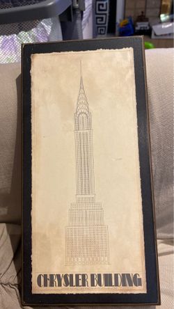 Chrysler Building wall hanging