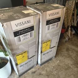 2 New Vissani Portable Air Conditioner 