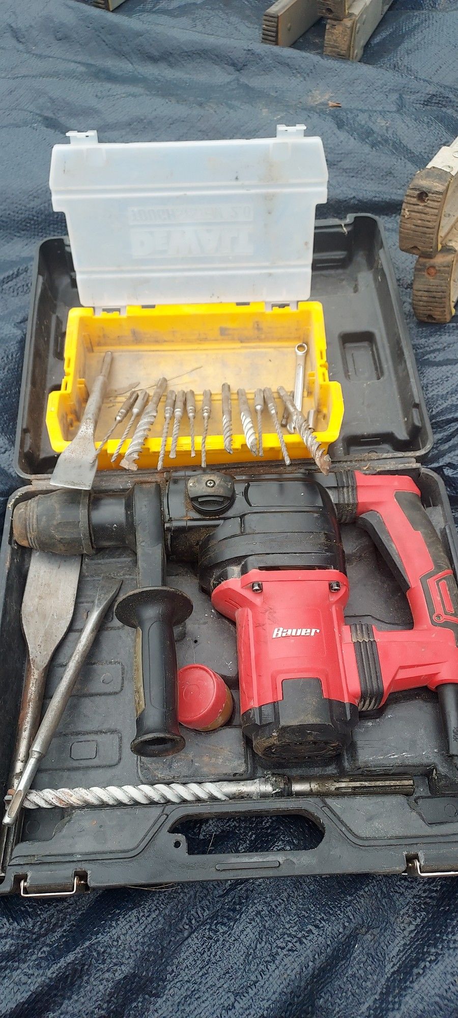 Hammer Drill With Lots Of Attachments