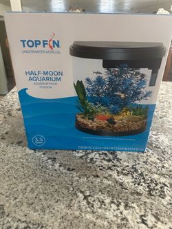 New TopFin Half-Moon Aquarium