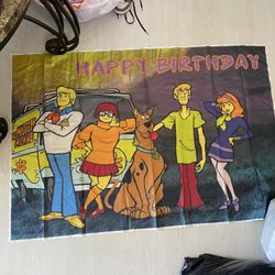 Happy Birthday Banner Scooby Doo