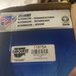 premium alternator 11875a