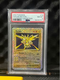 Zapdos legendary collection PSA 8