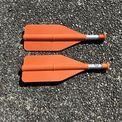 Boat paddles telescoping