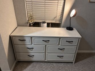 White 7-Drawer Dresser