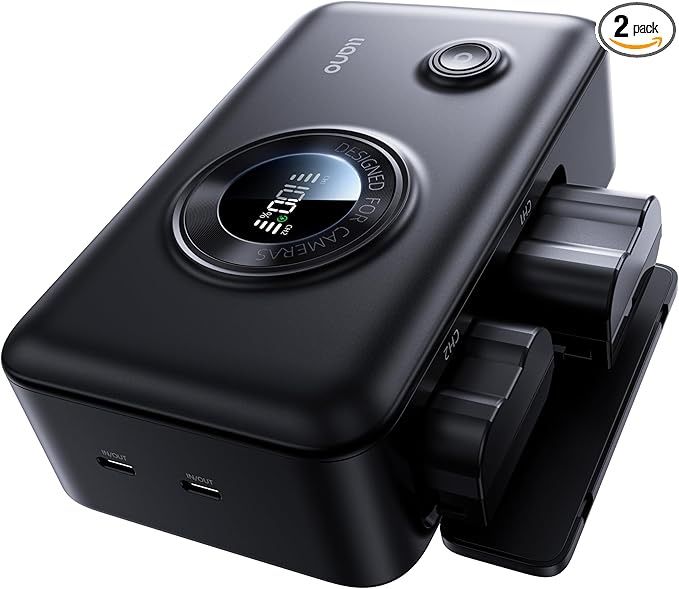 llano 2-Pack NP-W126s Battery and Dual Charger Set for Fujifilm