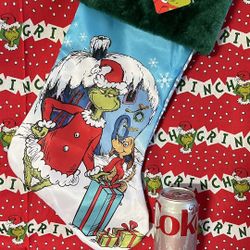 Grinch Full Sized Christmas Stocking 