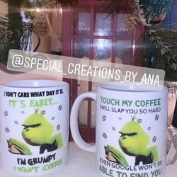 Grinch Mugs Perfect Gift to give for christmas 🎄🎁