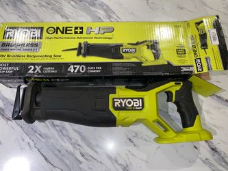 Ryobi 18v hp brushless sawzall