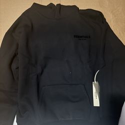 Black Fear of God Essentials hoodie 