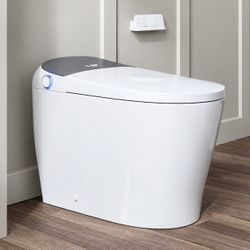 HOROW Tankless Smart Bidet Toilet – White