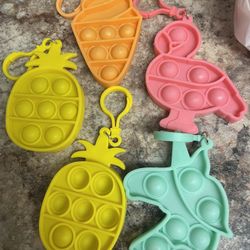 Assorted Pop-it Keychains 