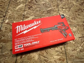 Milwaukee M12 Cordless Caulk and Adhesive Gun 2441-20