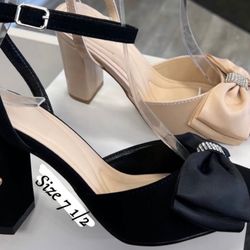 Black Now Heel 