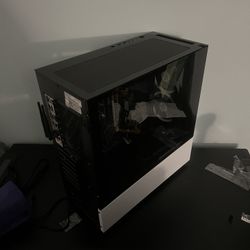 CyberPowerPC "C Series" Mid-Tower Gaming PC Case - Black/White