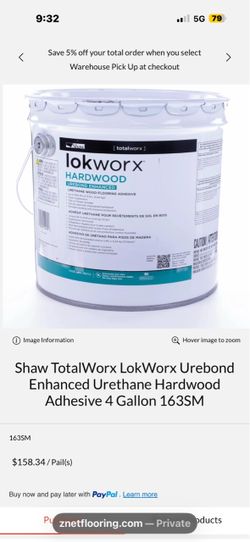 Hardwood floor glue