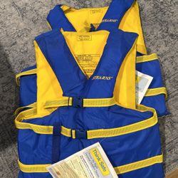 2 Brand New Stern’s Boating Vests/ Adult Size