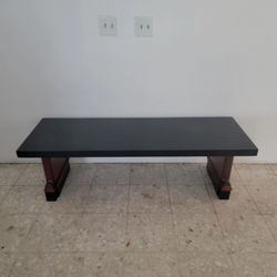 Art Deco Wood Bench