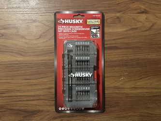 Husky 25-Piece Magnetic Precision Screwdriver Set with Case — New Sealed