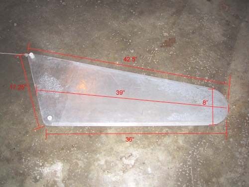 Centerboard - MFG Sidewinder Sailboat