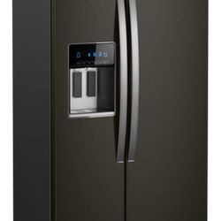 Whirlpool 21 cu. ft. Counter Depth Side-by-Side Refrigerator - Black Stainless Steel