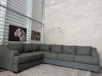 Gray large sectional - free delivery