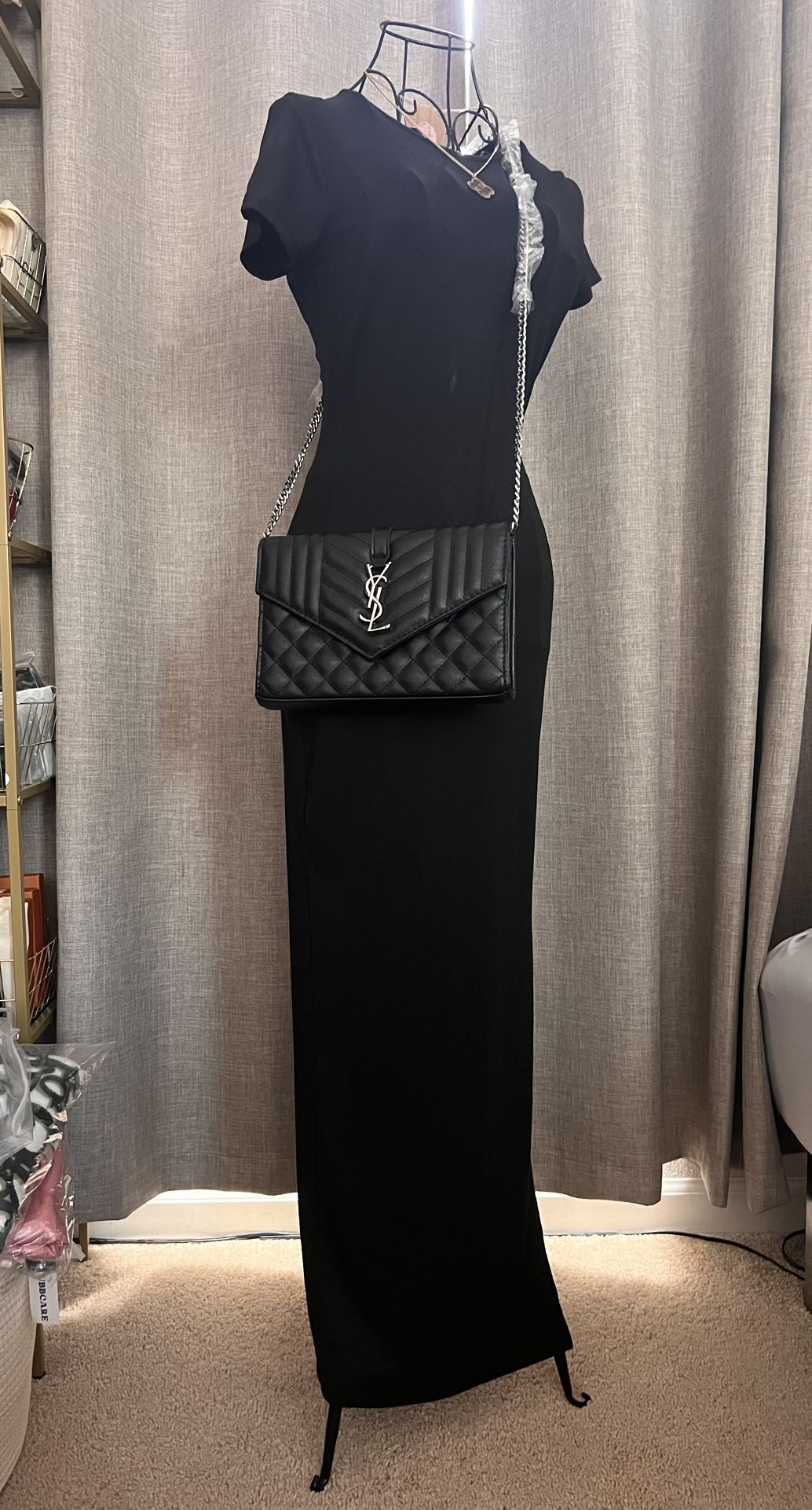 Black Leather Purse Brand New ๐ค