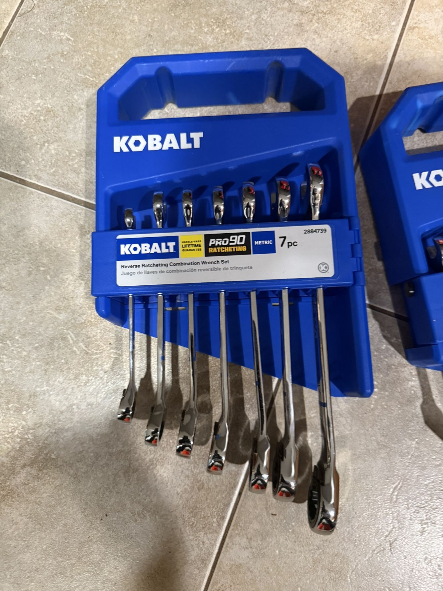 Kobalt 7PC MM reverse ratcheting combo wrenches