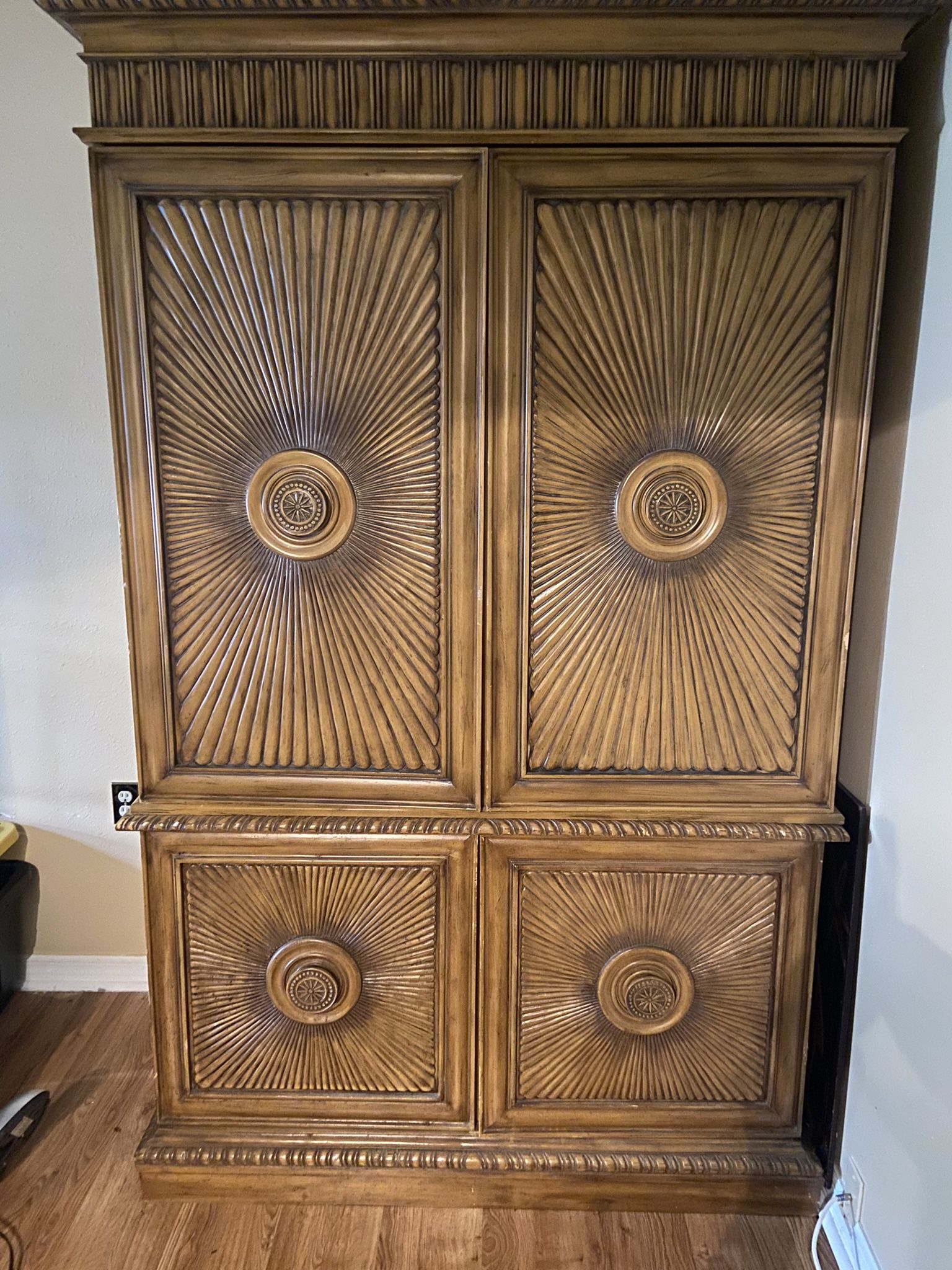 Authentic  Caribbean Style Armoire Furniture 