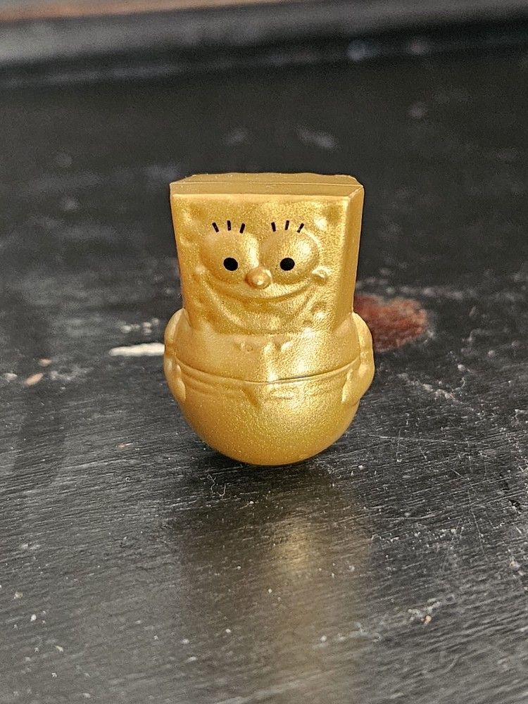 Super Rare Krabby Patty Plus Prize Golden Spongebob Toy Spongebob Squarepants