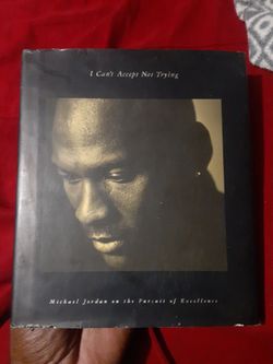 Michael Jordan I Can't Accept Not Trying Book
