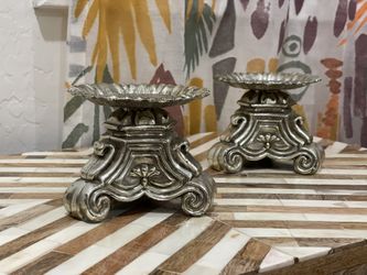 Vintage Rubel Candle Holders