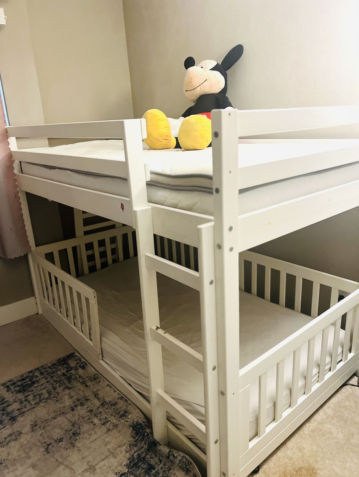 Twin Solid Wood Bunk Bed  By Isabella & Max 