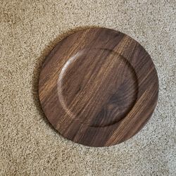 Rustic Faux Wood Chargers
