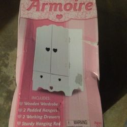 White Doll Armoire