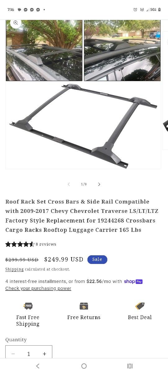 Suv Rails And Cross Bars