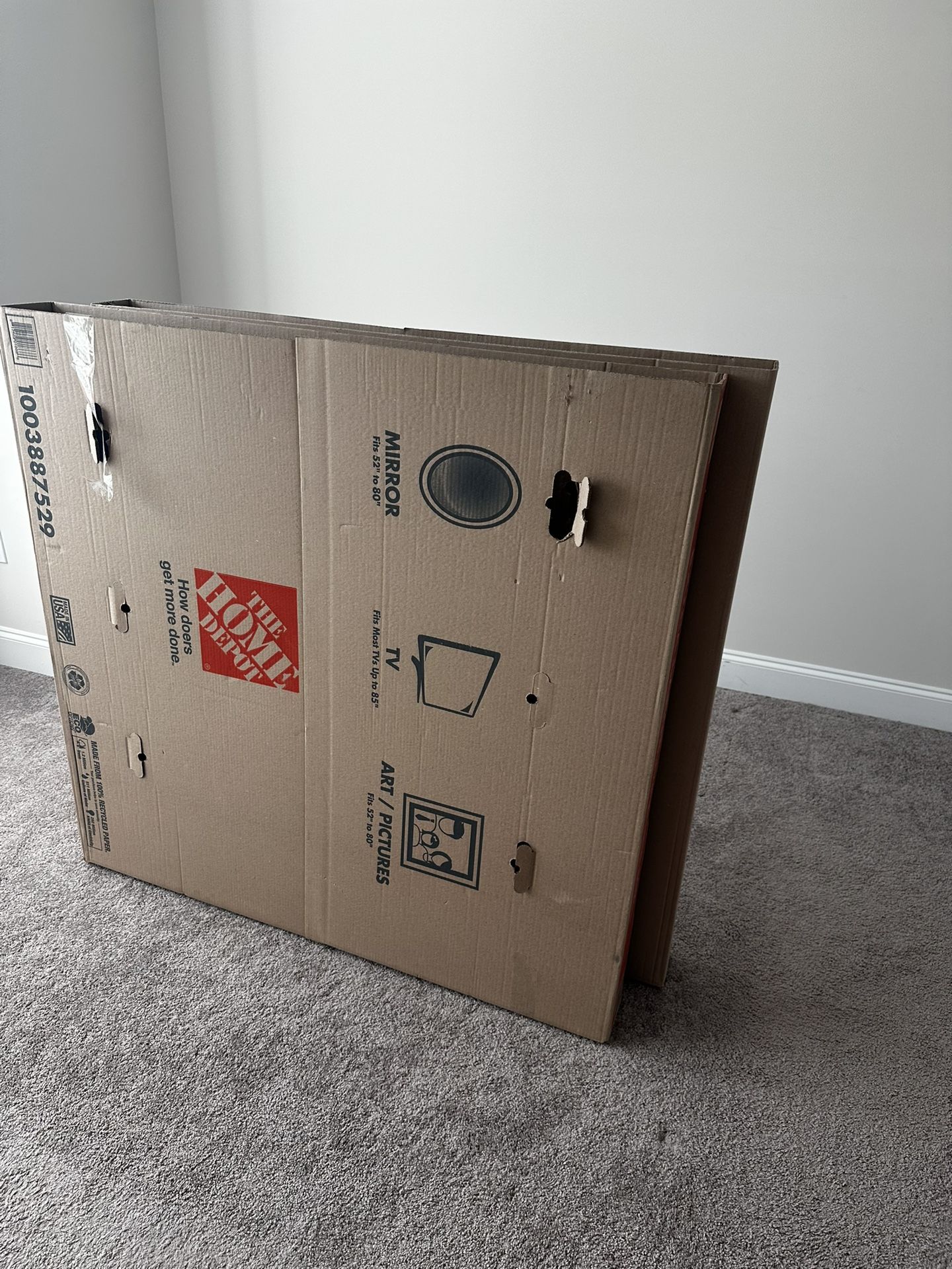 XL TV Art Moving Box