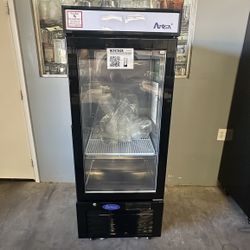 Brand New Commercial One Door Glass Refrigerator 