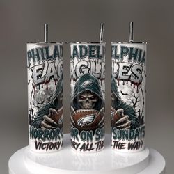 Philadelphia Eagles Football Tumbler