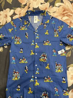 Disney Mickey and Friends button down shirt.