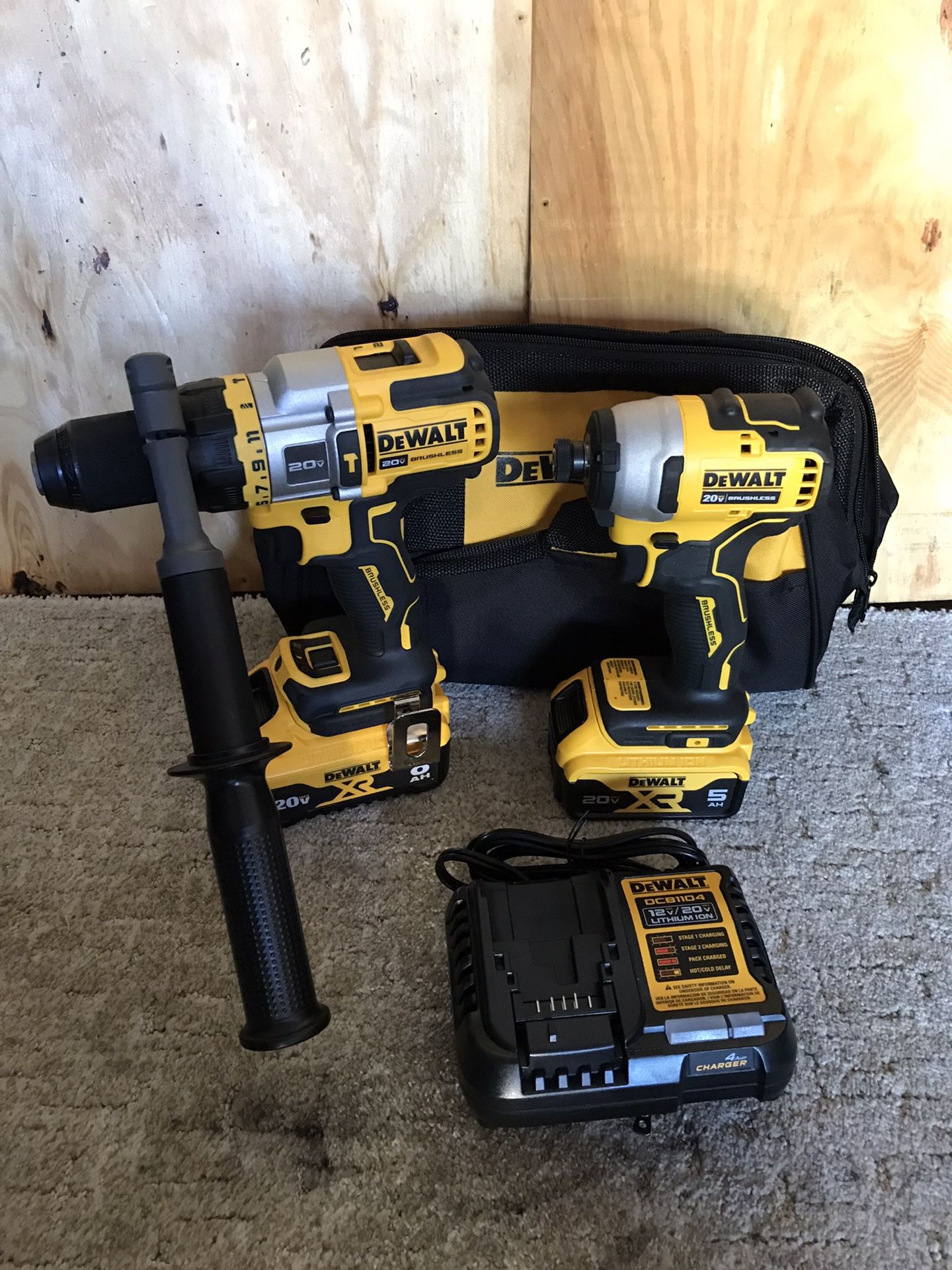 Dewalt Drill ,impact ,battery And Charger New