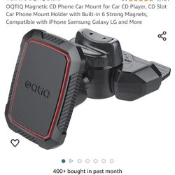 OQTIQ Magnetic CD Player Slot Phone Car Mount