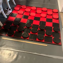 Large Checkers Set 