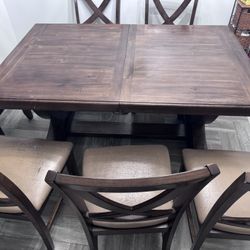 Wood Dining Table And Chairs