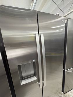 GE Stainless Steel Side-by-Side Refrigerator
