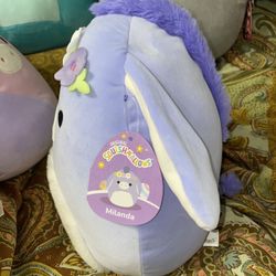 Squishmallows 11” - “Milanda” the periwinkle blue Donkey $10
