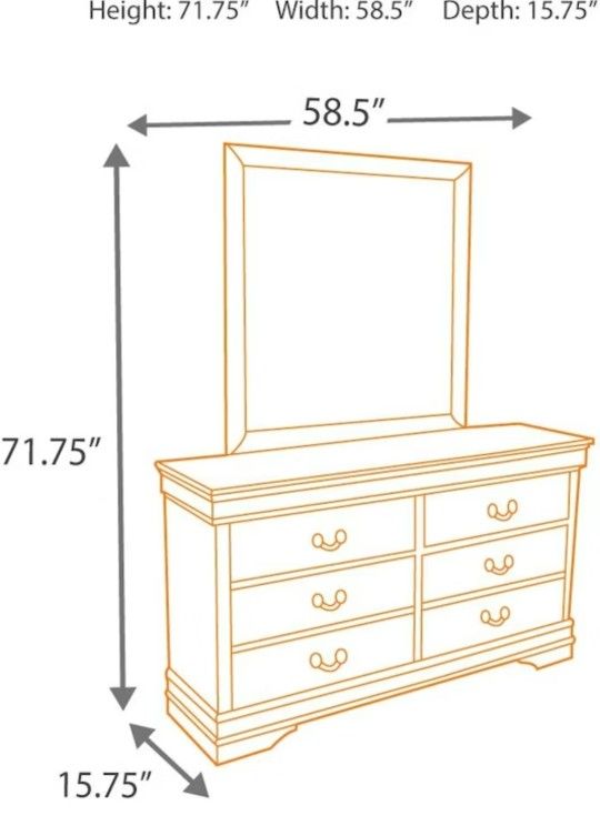 Dresser and Mirror $150 (obo)