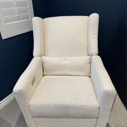 Pottery Barn Babyletto Kiwi Swivel Glider Recliner Chair