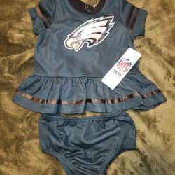 Eagles Baby Outfit 3-6 Months
