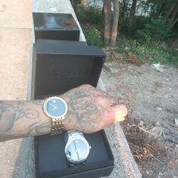 Movado, Silver And Gold